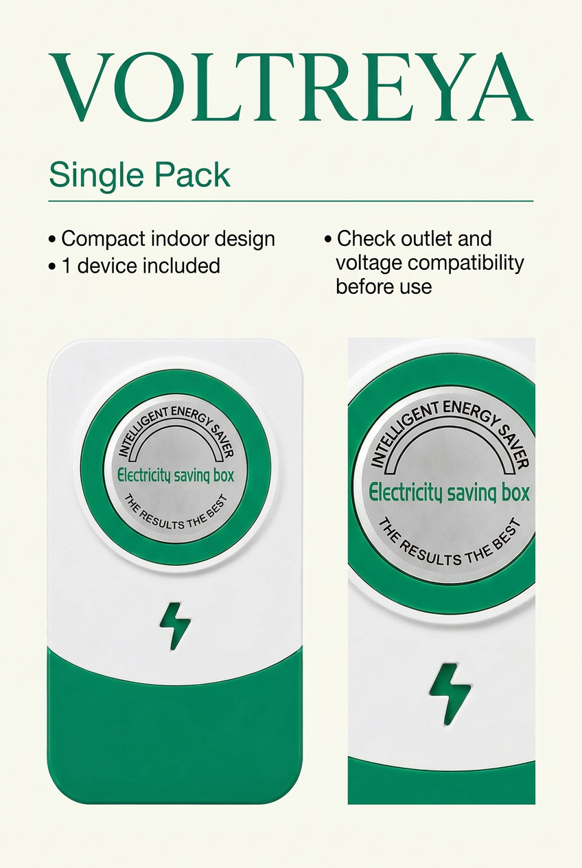 Voltreya Plug-In Home Energy Saver | Single Pack