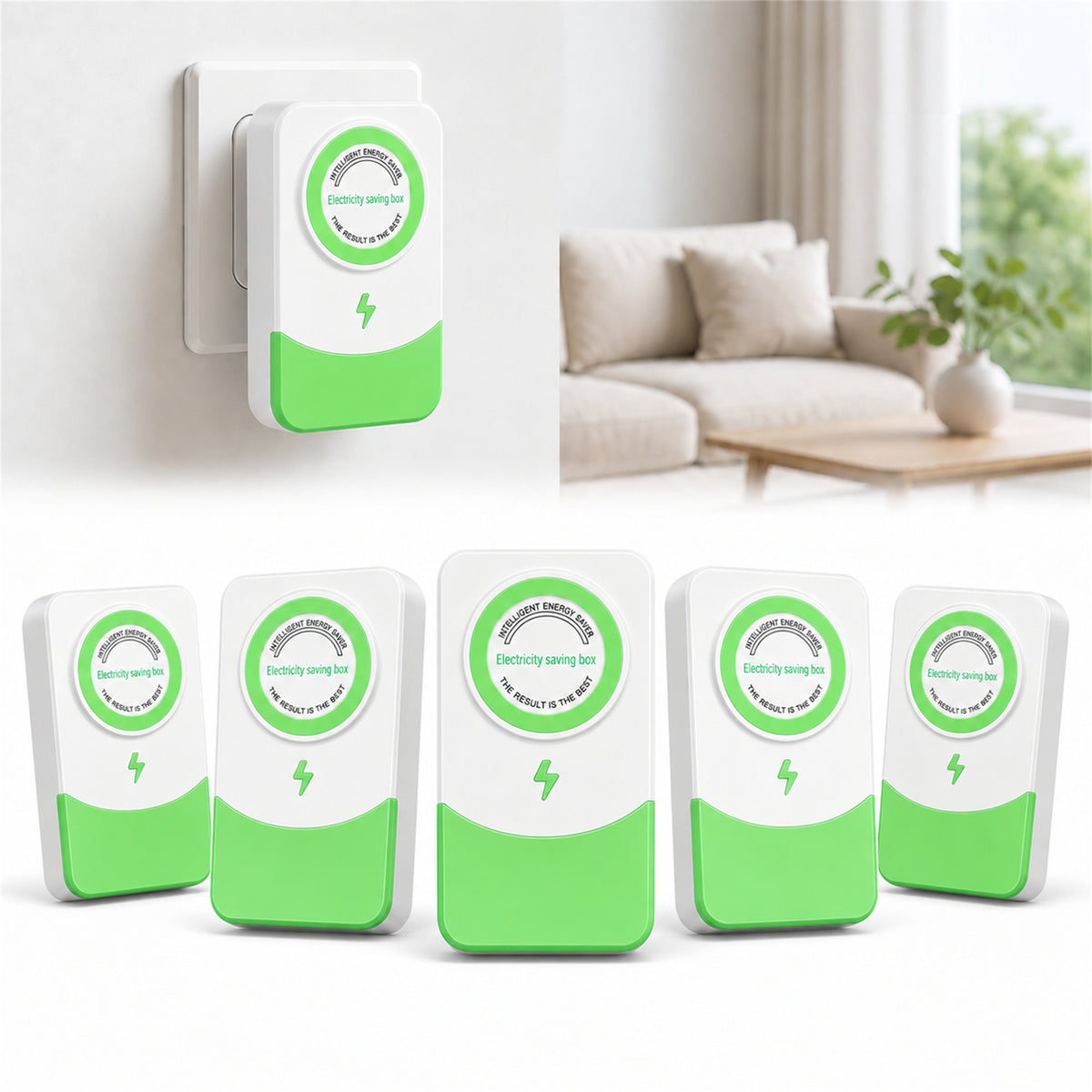 Voltreya Plug-In Energy Saver Serial B | 6-Pack